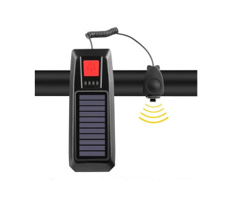 Фонарь для велосипеда с солнечной батареей и клаксоном LY-17