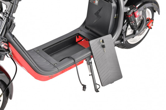 Электроскутер WHITE SIBERIA PRO MAX 3950W, черный