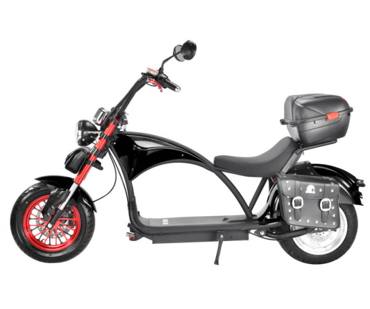 Электроскутер WHITE SIBERIA WILD WHEEL CITYCOCO 3950W, черный