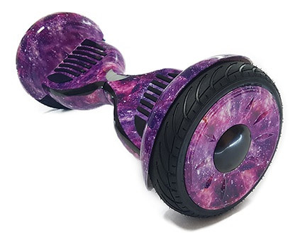 Гироскутер Girobot 10.5 дюймов с APP приложением, фиолетовый космос