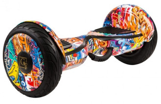 Гироскутер Smart GT Pro 10.5 APP приложением, оранжевый граффити