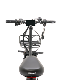 Электровелосипед Minako F11 Dual, черный