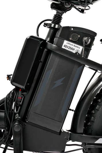 Электровелосипед Minako F11 Dual, черный